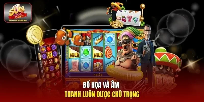 Top Game Nổ Hũ Hấp Dẫn Thu Hút Đông Đảo Người Chơi 4 Sunwin Đồ họa và âm thanh luôn được chú trọng